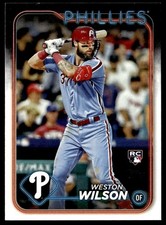 2024 Topps Weston Wilson Rookie Philadelphia Phillies #658