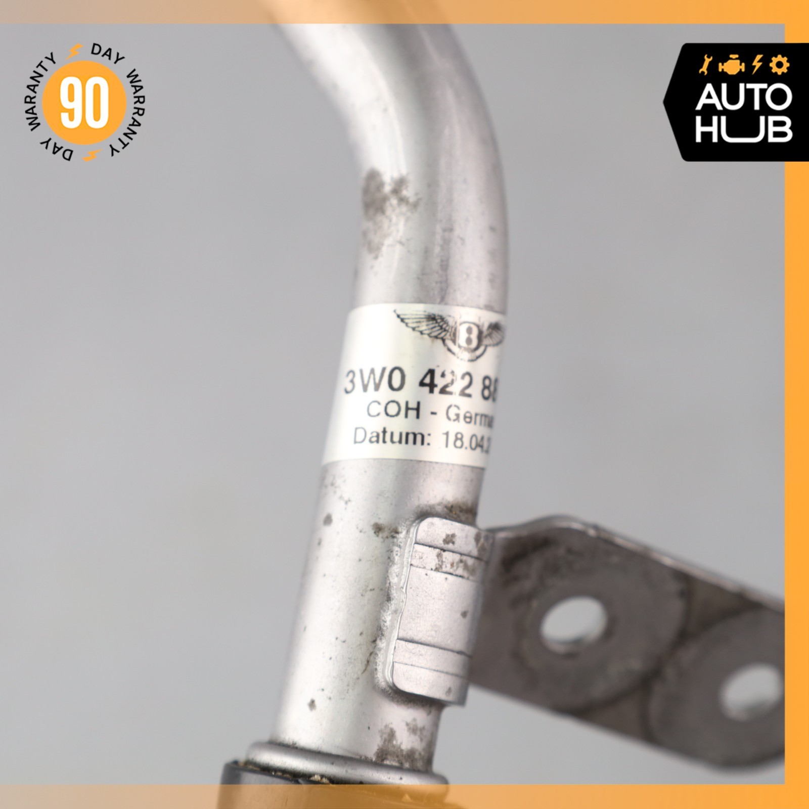 13-18 Bentley Continental GTC GT Power Steering Pump Reservoir Pipe Hose OEM 55k