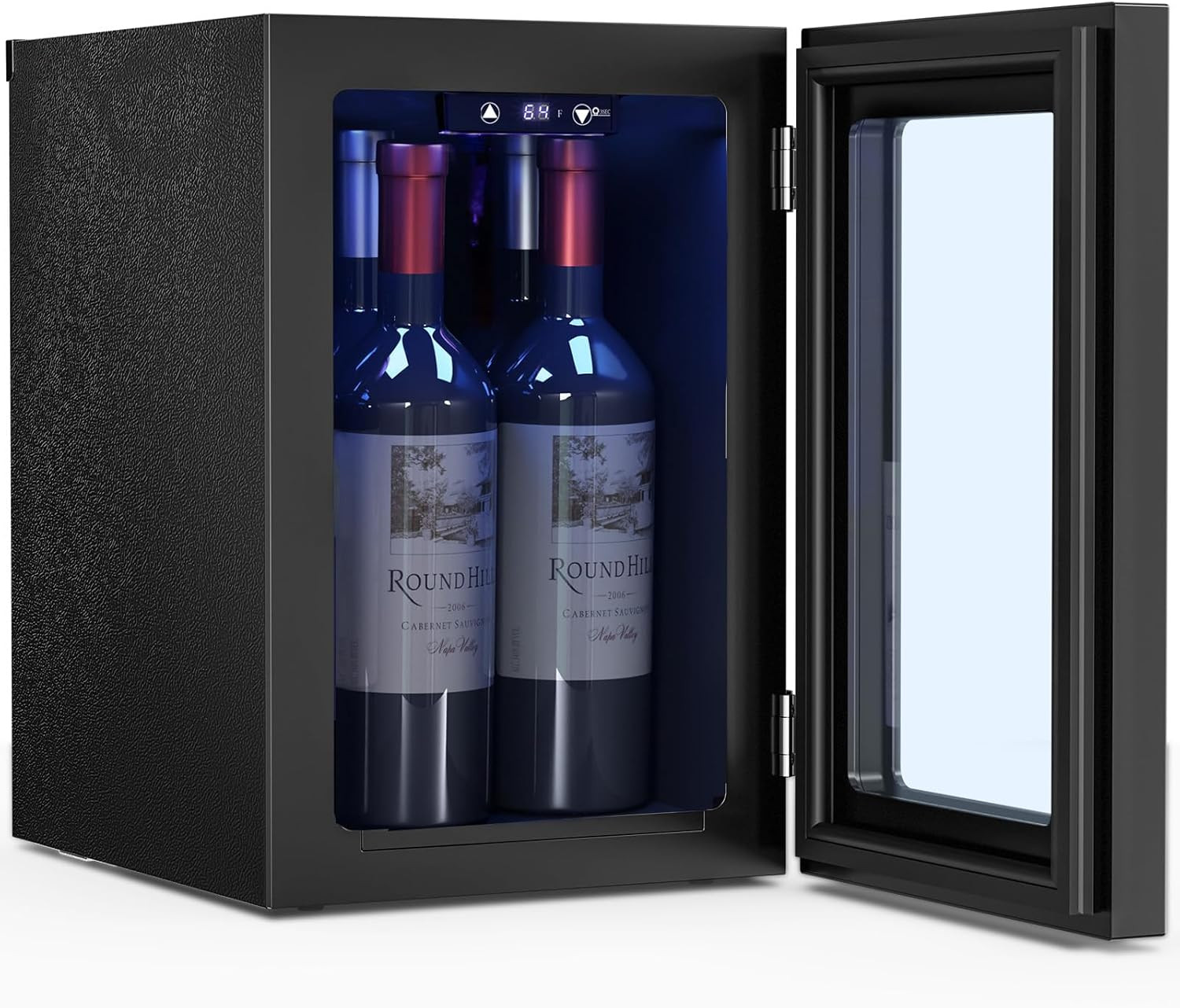 0.6Cu. Ft. Freestanding Counter-Top Wine Cellar Mini Fridge,