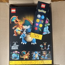 LEGO Pokemon 72153 Venusaur Charizard Blastoise + Kanto Badges Gift IN HAND