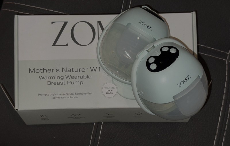 Zomee Mother's Nature W1 Wearable Electric Breast Pump Battery + Cable Manual