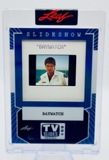 2026 Leaf Slideshow TV Slides Original Film Cell Baywatch David Hasselhoff Rare
