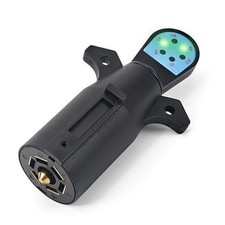 7 Way Trailer Plug Tester, 7 Pin Trailer Light Tester with LED Lights 7 Way