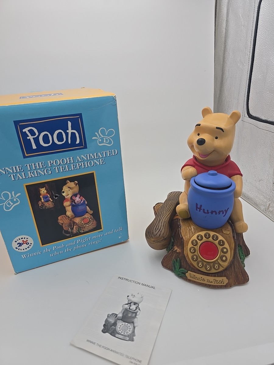 ぬいぐるみ WINNIE POOH ANIMATED TALKING TELEPHONE VTG Disney Winnie the Pooh Animated Talking Telephone Phone