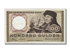 [#250808] Banknote, Netherlands, 100 Gulden, 1953, 1953-02-02, AU