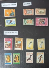 124 Carbbean Stamps.  Many  120 yrs old.  Sovereign nations and territories!