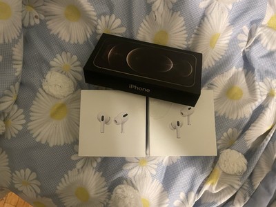 2 AirPods Boxes And 1 iPhone 11 Pro Box
