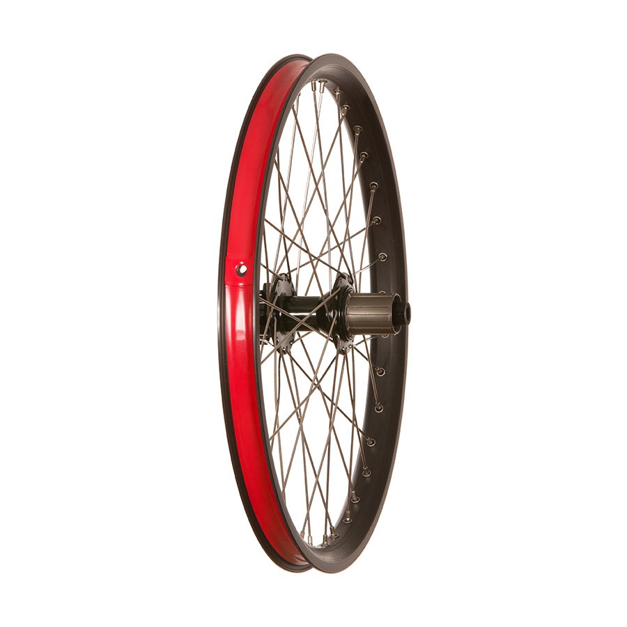 YUBA Spicy Curry V3 20 Rear Wheel - 142x12mm thru-axle 36H Disc Silver Spokes 38190₽