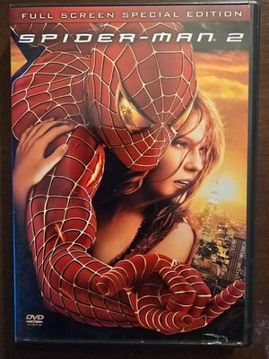 Spider-Man 2 (DVD 2004, 2-Disc Set, Special Edition, Fullscreen), Good Condition