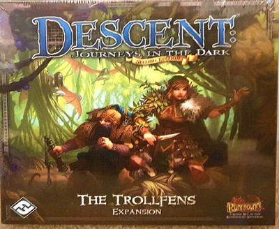 Descent Journeys in the Dark 2e The TROLLFENS Expansion Game -NEW factory Sealed