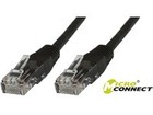 MicroConnect UTP625S U/UTP CAT6 25M Black LSZH