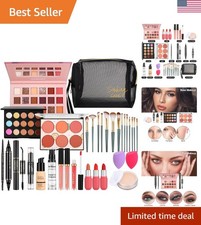 High-Quality Travel Makeup Kit: Eyeshadow, Lipstick  More for All Styles