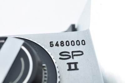SUper Rare S/N5480000 [MINT] Pentax SP II silver Takumar 55mm 1.8 M42 From JAPAN