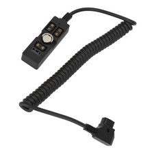 D Tap Male To 3 Port Female Splitter With 5V USB Indicator 1/4in Hand Screw New