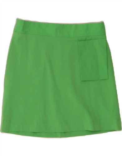 COS Womens Mini Skirt Small W28 Green Cotton CU05