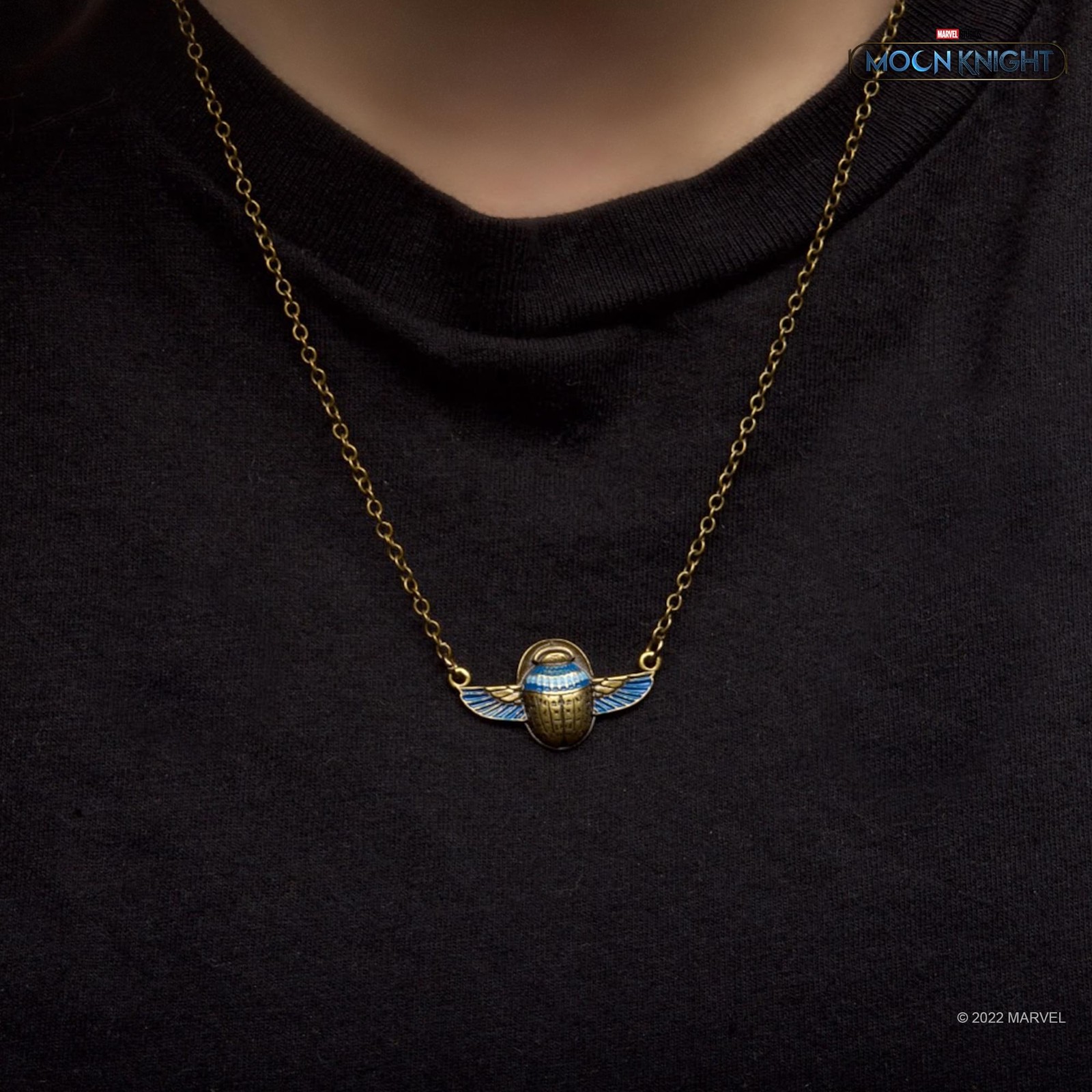 Marvel Moon Knight Scarab Necklace
