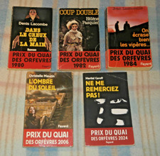 5 romans policiers Prix du Quai des Orfèvres