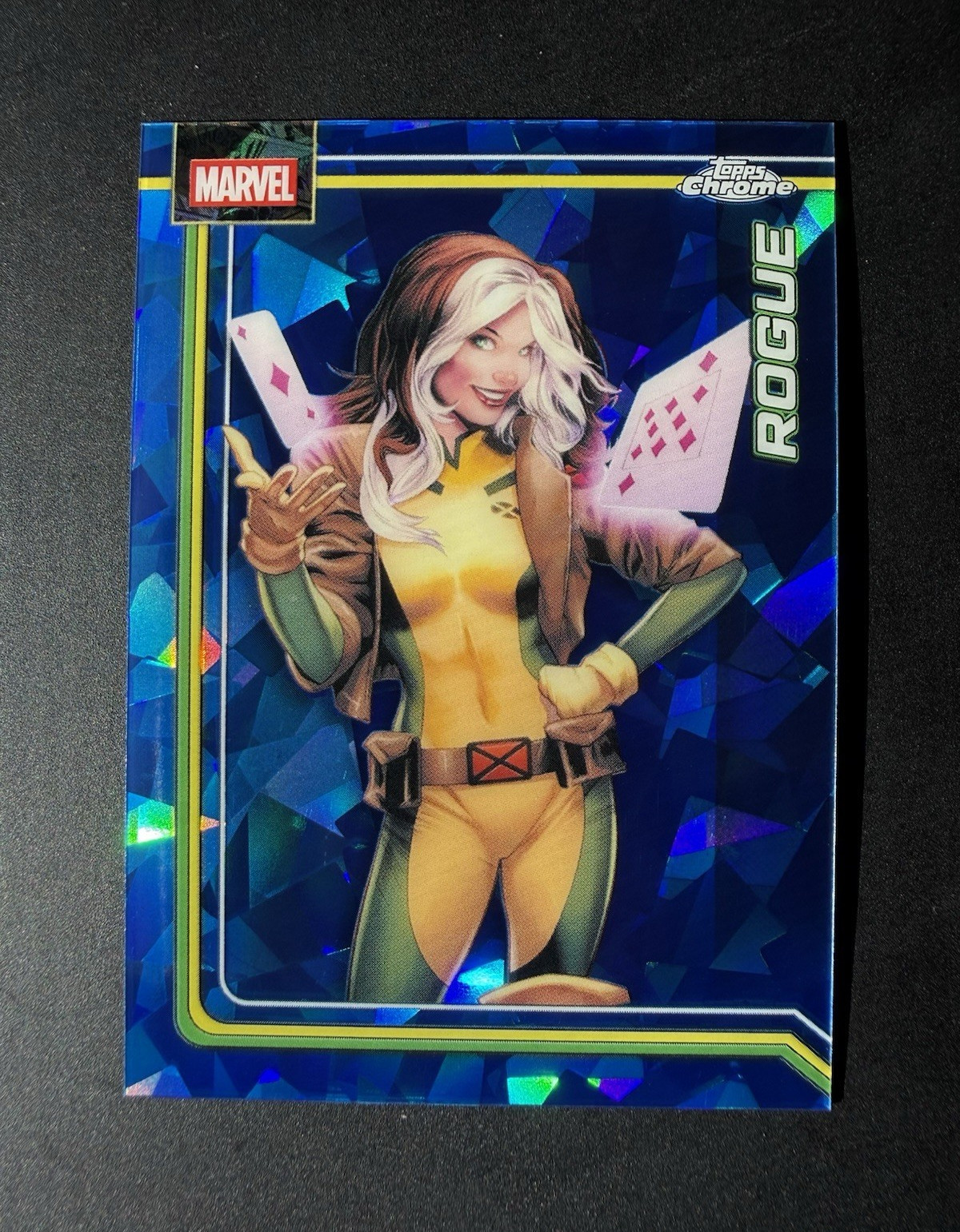 2026 Topps Chrome Marvel Sapphire ROGUE Base Blue #99