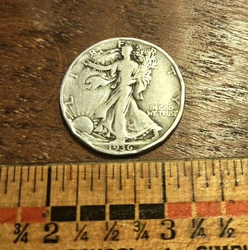1936-P Walking Liberty Half Dollar - Fine - Details -90% Silver!