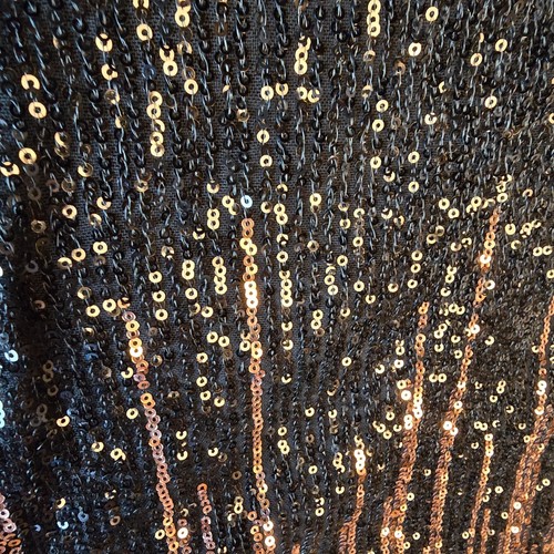 Torrid Sz 3 Rose Gold Sequin Hi-Lo Ombre Kimono Open Long Jacket Duster Concert - Picture 15 of 15