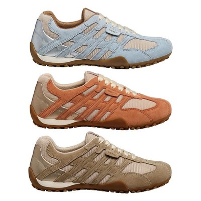 Geox Damen Schuhe Schnürschuhe Halbschuhe Sneaker Snake Original