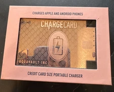 Awuavault Inc. Credit Card Size Portable Charger For Apple And Android Phones