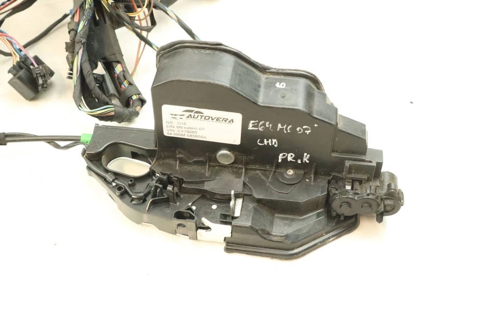 BMW 6 E63 E64 Auto Fermeture Souple Système Verrou Porte Set LHD 7202159 7202162 - Photo 3/4