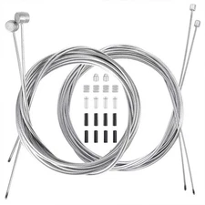 4pcs bike brake & shifter cable set complete inner replacement kit for mountain