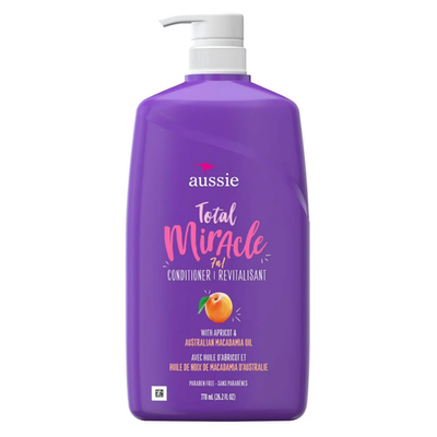 #ad 3 pk Aussie Total Miracle Conditioner Apricot amp; Macadamia Oil Pump 26.2 oz Ea. $21.97