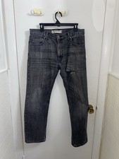 Levi's 505 Men's Jeans Charcoal Gray, Straight Leg, Regular Fit 33x30