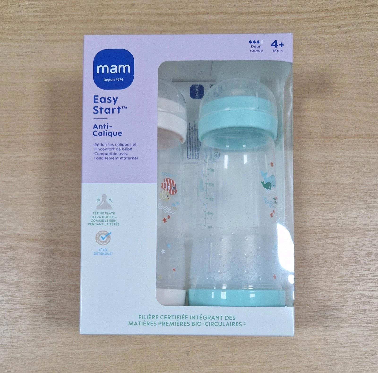 MAM Easy Start Anti-Colic Baby Bottles 320ml Fast Flow 4+ Months 2 Pack, Damaged
Opens in a new wind
