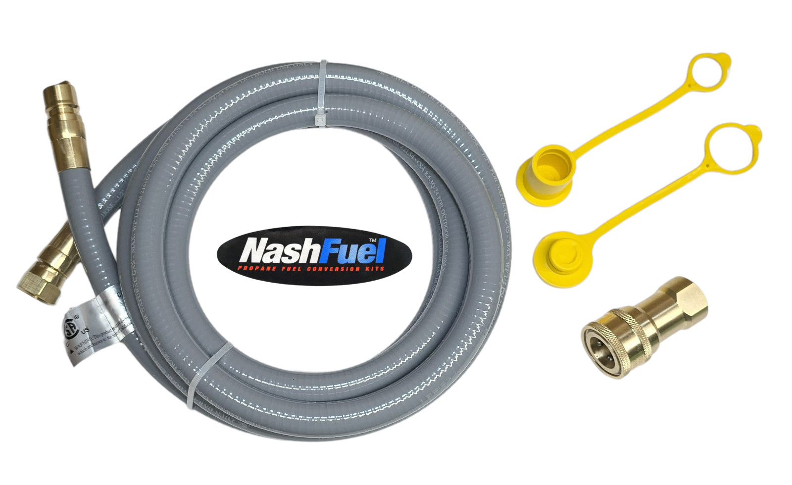 1/2" ID 3/4" ID Propane Natural Gas Supply Hose Generator Quick Connect LPG LP