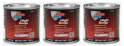 POR 15 HIGH TEMP ALUMINUM - 8 OZ.- 44316 (3 Pack)