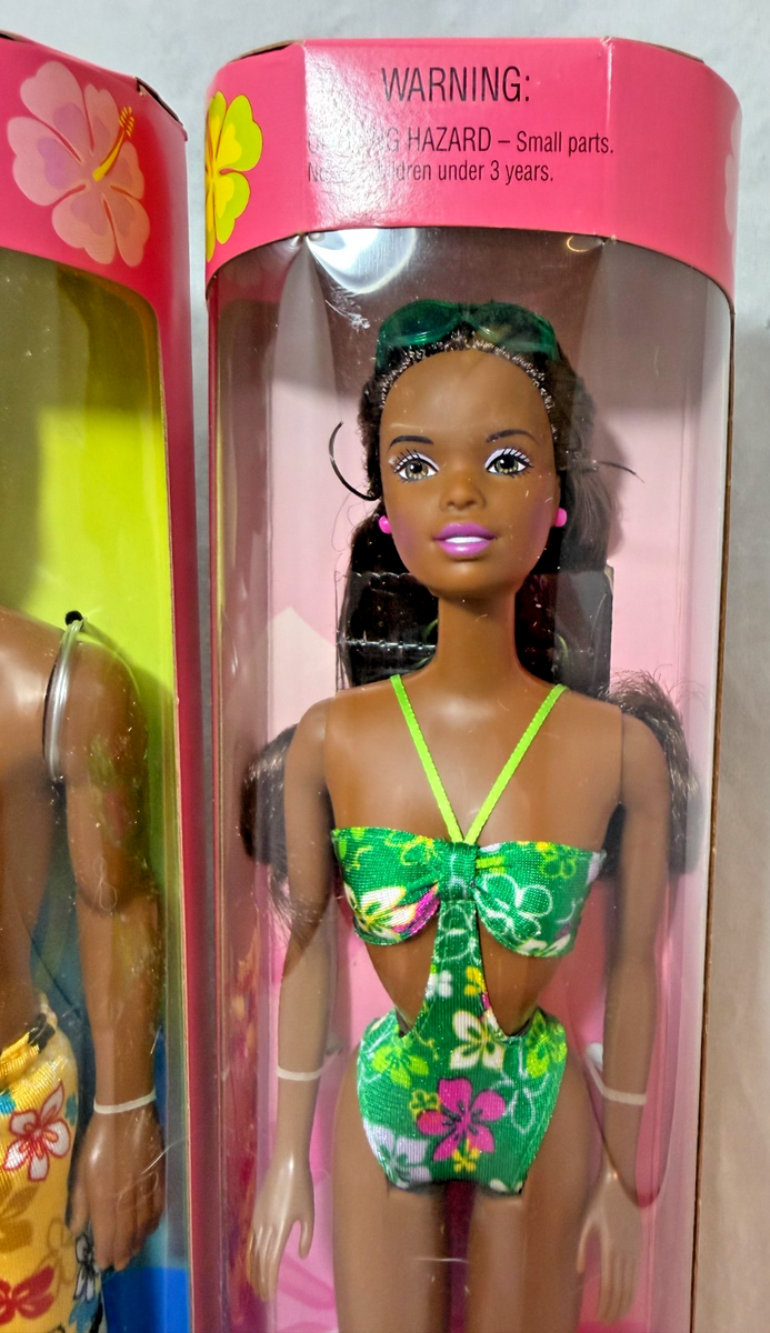 Barbie Hawaii Christie & Steven Dolls #24615 #24620 1999 Mattel