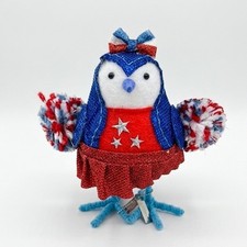 Target Spritz Bird, Summer 4th of July 2025 'CHEERY'' Fabric Bird New With Tags