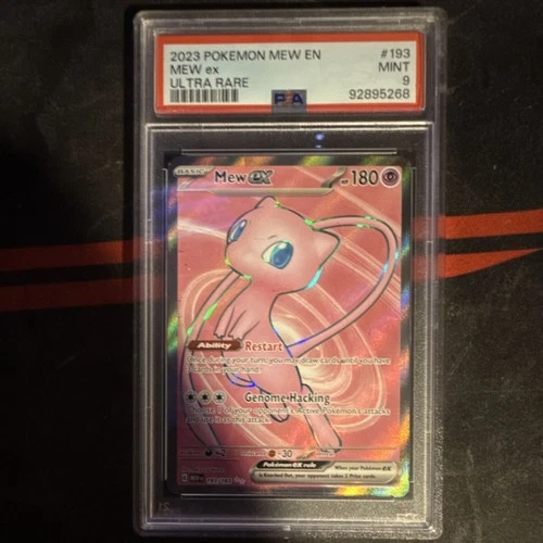 New ListingThe Pokémon Company Mew ex 193/165 SV 151 Full Art Holo Ultra Rare PSA 9 EN
