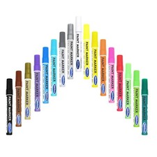 Paint Marker Pen Waterproof Oil Markers Pens Car Tyre Tire Tyres Metal White
