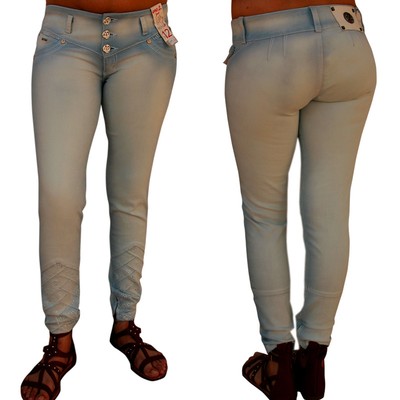 Pantalons Cowboy Push Up Ene2 Jeans Builds Queue Colombien Ebay