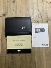 01-08 HYUNDAI TRAJET OWNERS HANDBOOK MANUAL PACK AND WALLET 2004 Ref1709