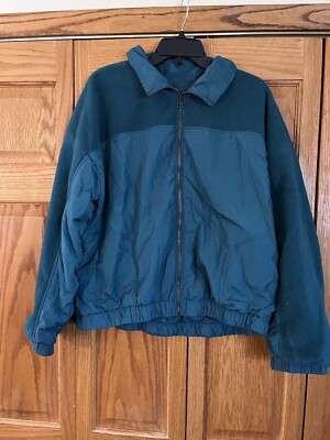 Wild Fable Women's Teal Sherpa Nylon Long Sleeve Bomber