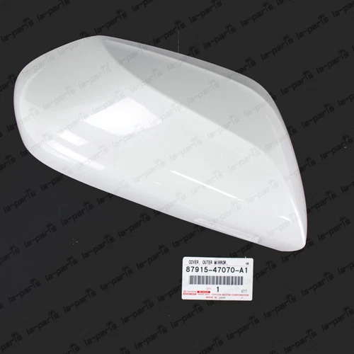 Genuine Toyota 16-21 Prius Passenger Mirror Cover White Pearl 070 87915-47070-A1