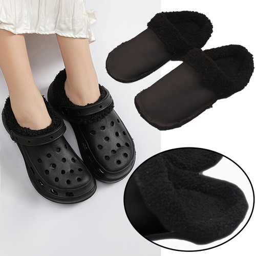 2 Paar Ersatz-Crocs-Fell-Einlegesohlen Futter Pelzeinsätze Für Mammoth Crocs- ∆ - Picture 14 of 32