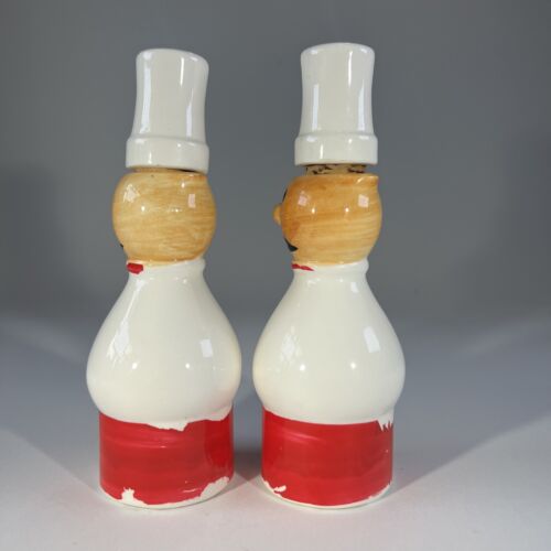 Vintage Nasco Oil and Vinegar Decanter Cruet Chef 7.25” Tall Bake Made in Japan - Picture 5 of 14