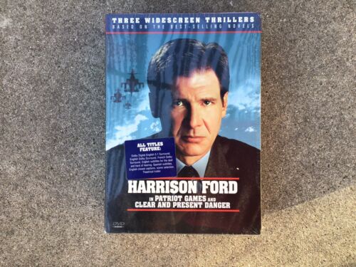 THREE WIDESCREEN THRILLERS - HARRISON FORD/SEAN CONNERY - 3 DVD's - NEW / SEALED