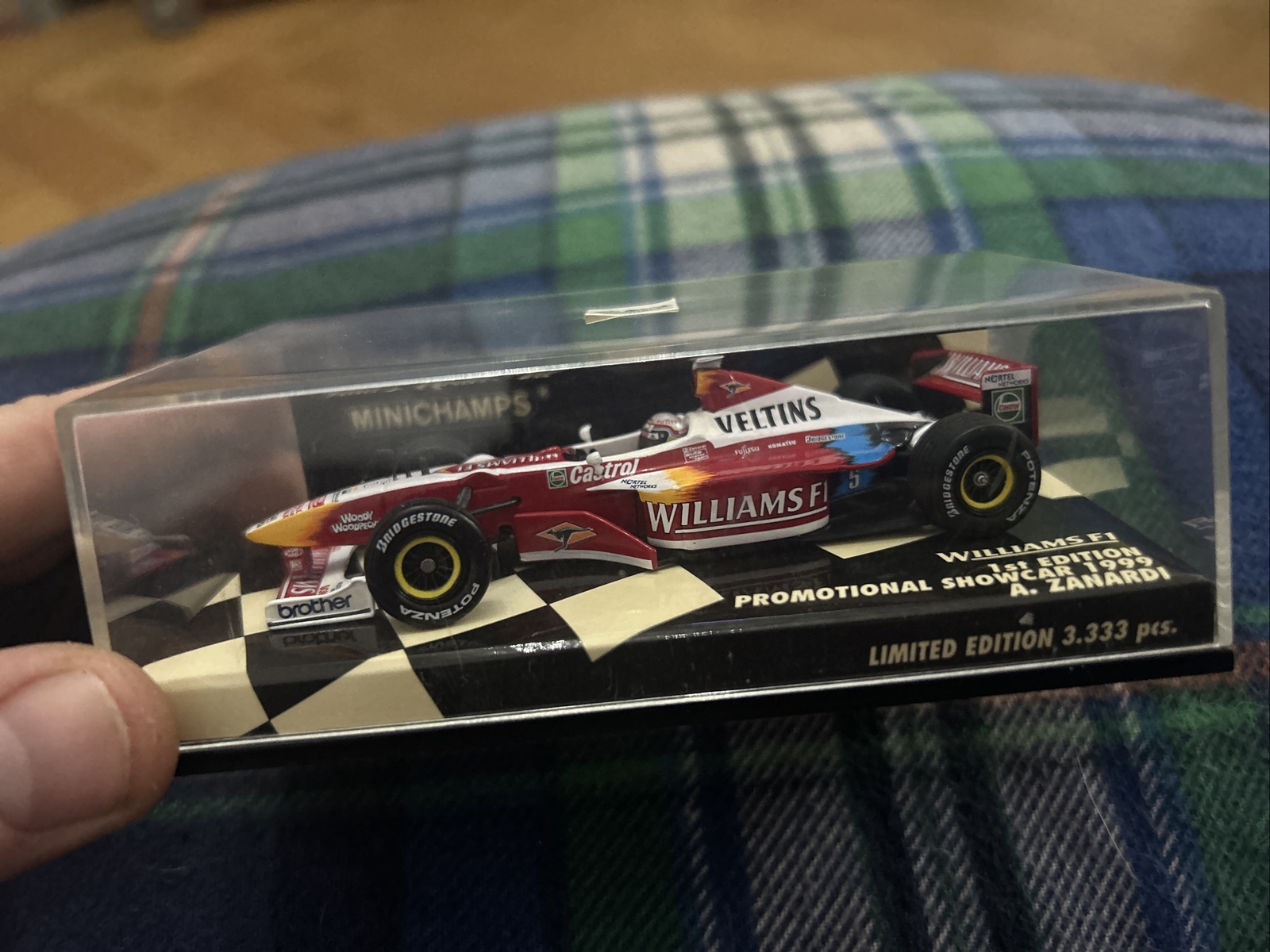 Minichamps  Williams F1  1st Edition Promotional Showcar 1999 A Zanardi