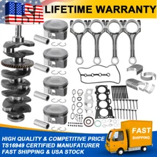 Overhaul Engine Rebuild Kit For 07-13 Toyota Camry RAV4 Highlander Scion 2AZFE