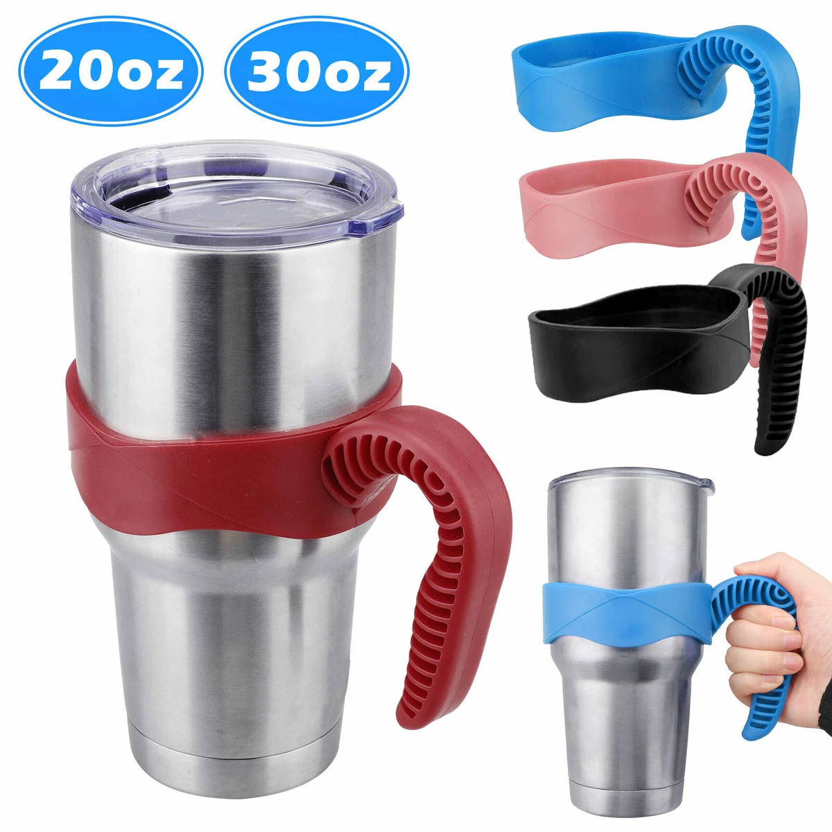 Handles For 20 Oz Tumblers - Fits YETI, Ozark Trail & More