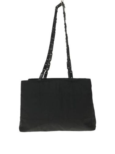 PRADA shoulder bag plastic handle nylon black Used - Picture 1 of 7