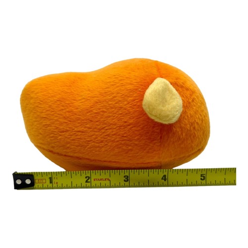 Lenteja de felpa Mameshiba 5" Fiesta frijol naranja perro con gafas de peluche animal - Imagen 6 de 6