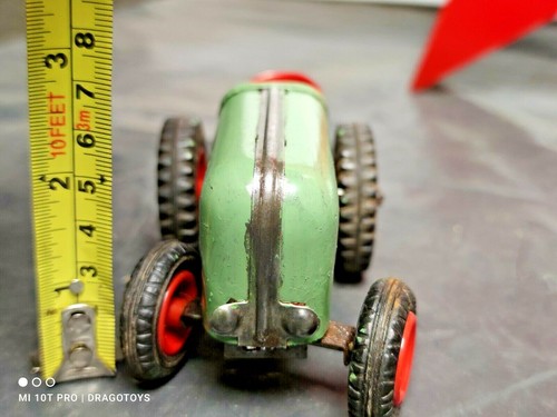 VINTAGE TRACTOR MSW TOY WIND UP METAL RUBBER GERMANY GDR DDR WORKS SOVIET ERA - Picture 4 of 12
